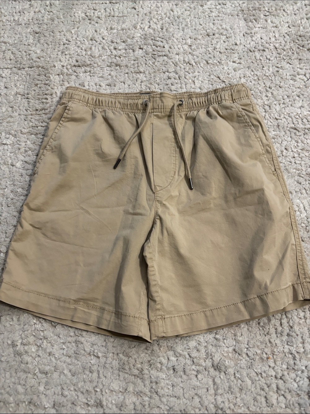 American Eagle Outfitters Tan Drawstring Chino Shorts